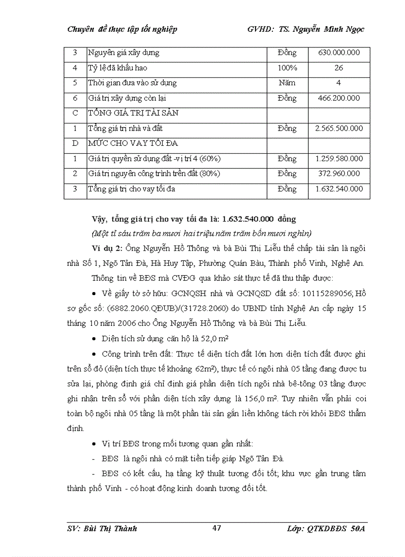 image for page Nghiên cứu công tác định giá Bất động sản thế chấp tại Ngân hàng Techcombank chi nhánh Nghệ An