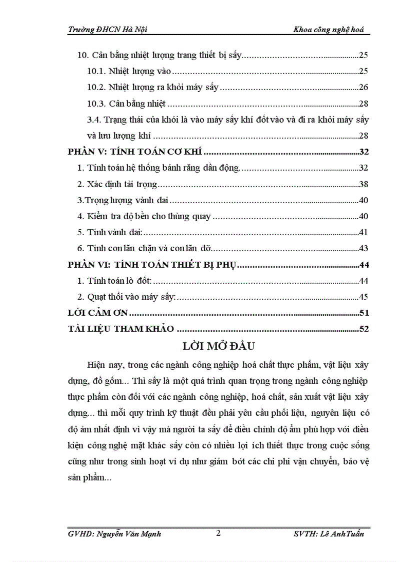 image for page Tính toán và thiết kế hệ thống sấy thùng quay hạt cà phê với phương thức sấy xuôi chiều