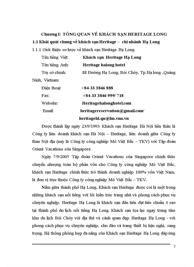 image for page Xây dựng chiến lược Marketing Mix của khách sạn Heritage Hạ Long