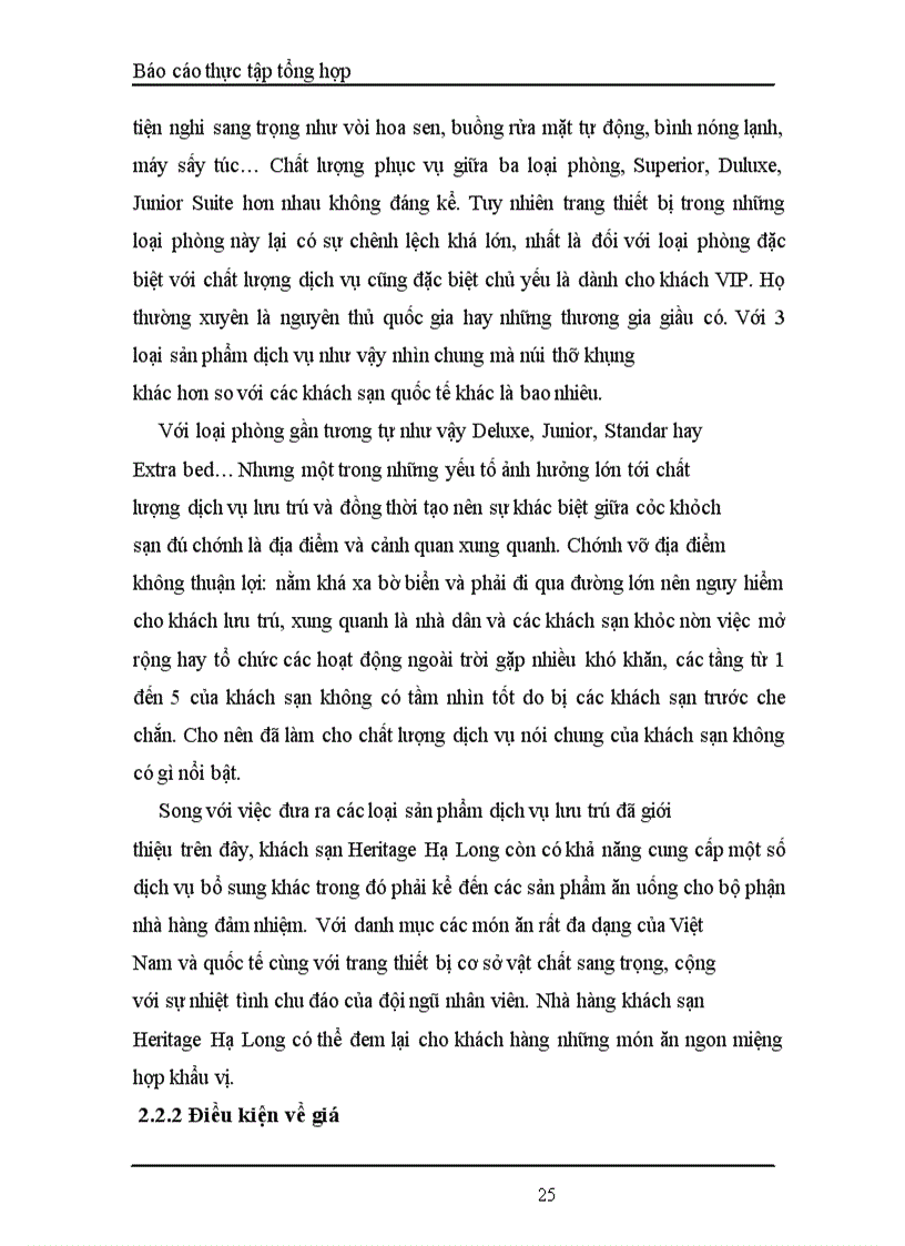 image for page Xây dựng chiến lược Marketing Mix của khách sạn Heritage Hạ Long