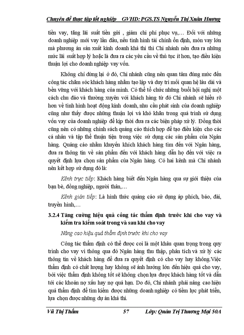 image for page Nâng cao hiệu quả cho vay đối với khách hàng là doanh nghiệp tại Chi nhánh NHNN PTNT Láng Hạ