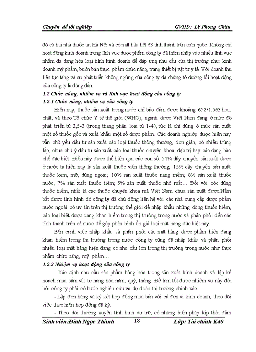 image for page Lợi nhuận và một số biện pháp tài chính nhằm tăng lợi nhuận tại Công ty TNHH Dược Phẩm HUY THỊNH