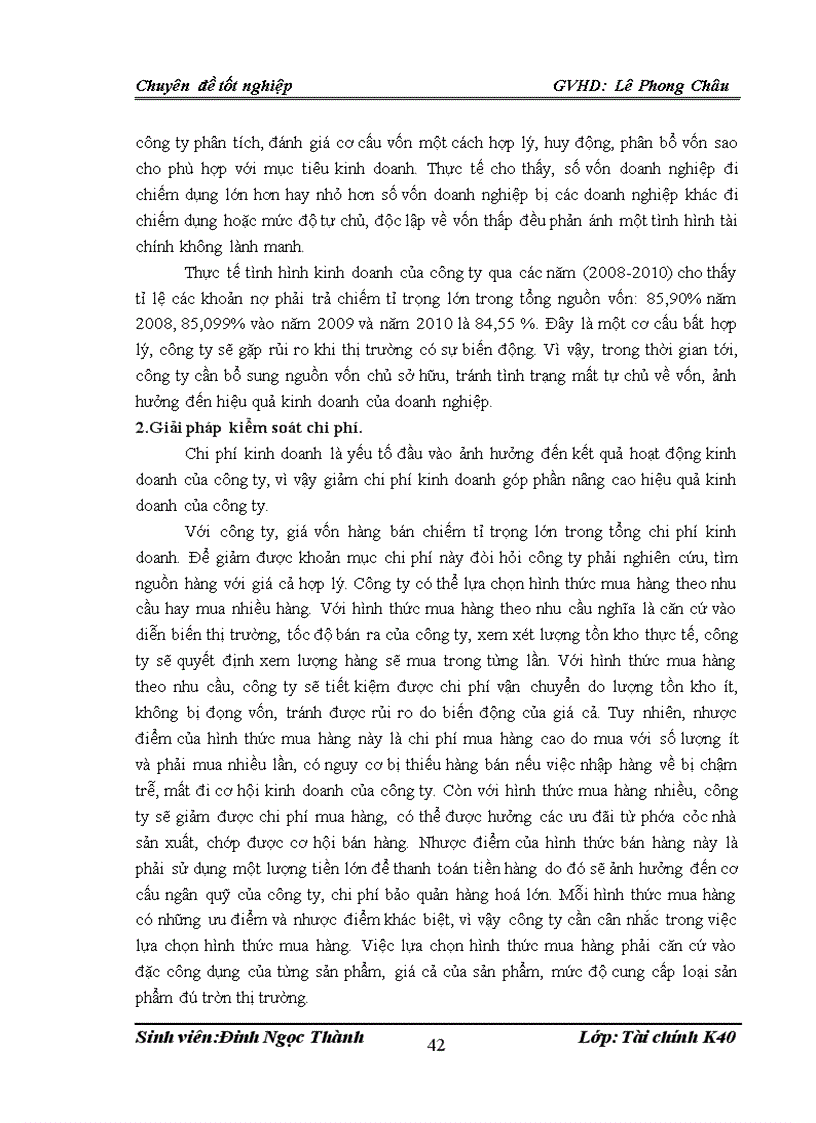image for page Lợi nhuận và một số biện pháp tài chính nhằm tăng lợi nhuận tại Công ty TNHH Dược Phẩm HUY THỊNH