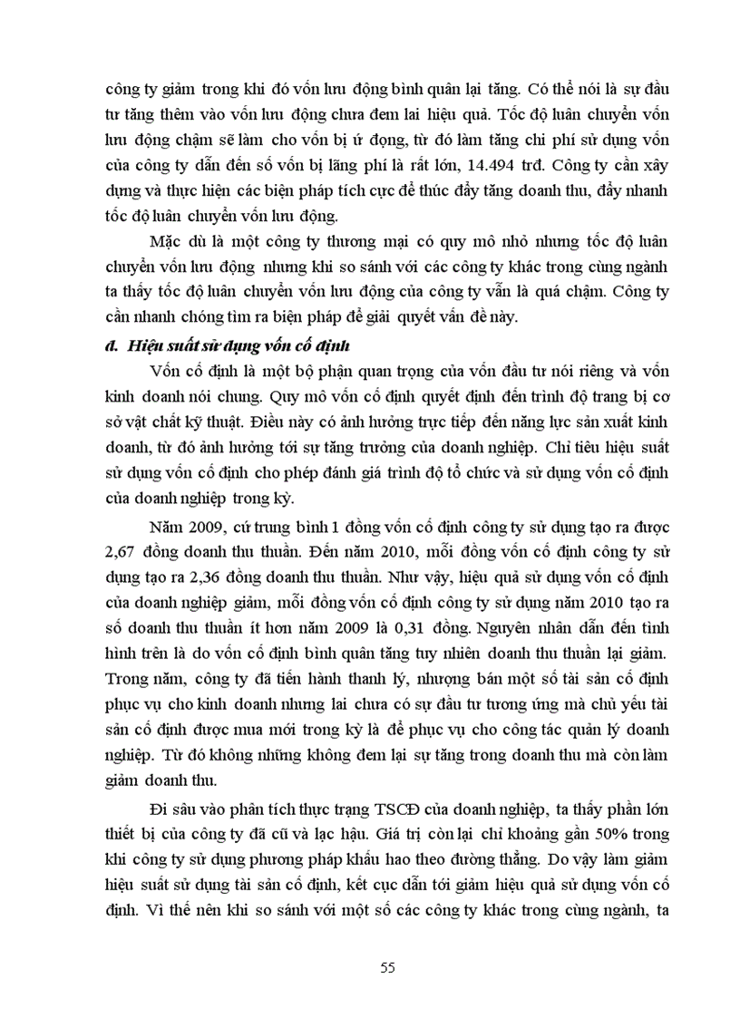 image for page Phân tích tình hình tài chính và sự cần thiết nâng cao hiệu quả sản suất kinh doanh của Công ty TNHH Thương mại Gia Lợi