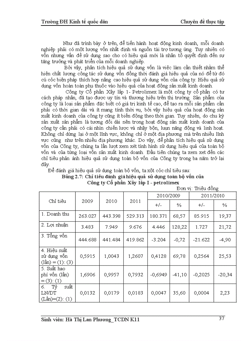 image for page Một số giải pháp nhằm nâng cao hiệu quả sử dụng vốn tại công ty Cổ phần Xây lắp I Petrolimex