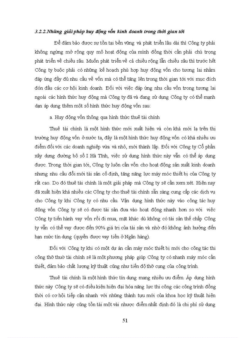 image for page Các giải pháp huy động vốn cho hoạt động sản xuất kinh doanh tại Công ty Cổ phần xây dựng đường bộ số I Hà Tĩnh 1