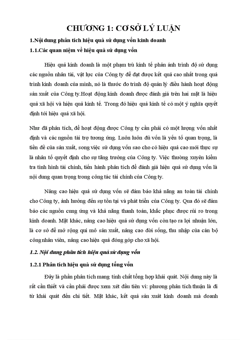 image for page Một số giải pháp nâng cao hiệu quả sử dụng vốn tại Công ty Cổ Phần Đầu Tư Hà Sơn 1