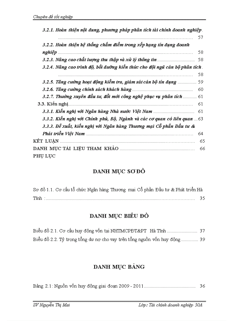 image for page Nâng cao chất lượng phân tích tài chính doanh nghiệp đối với khách hàng trong hoạt động cho vay tại chi nhánh Ngân hàng Thương mại Cổ phần Đầu tư Phát triển Hà Tĩnh