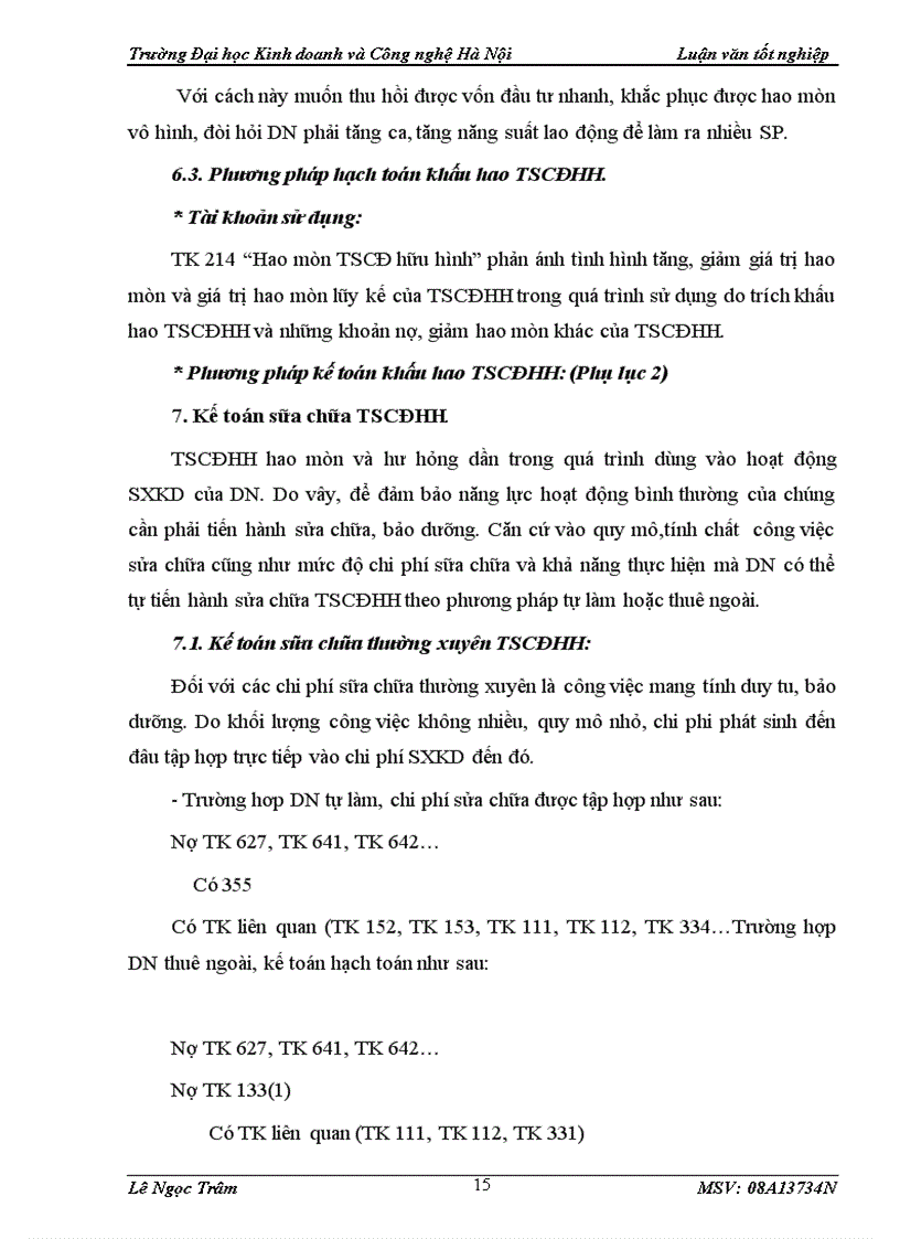 image for page Kế toán tài sản cố định hữu hình tại công ty Cổ phần Thành Gia