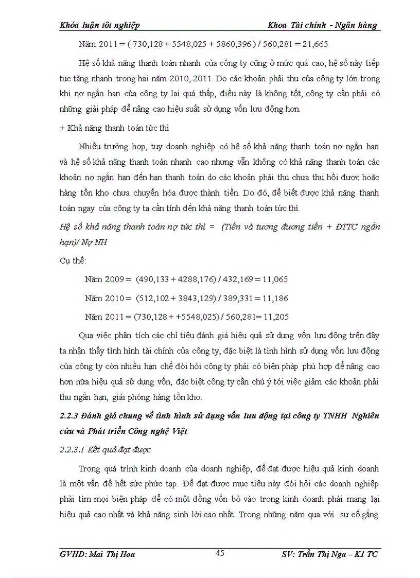 image for page Giải pháp nâng cao hiệu quả sử dụng vốn lưu động tại công ty TNHH Nghiên cứu và Phát triển Công nghệ Việt 1