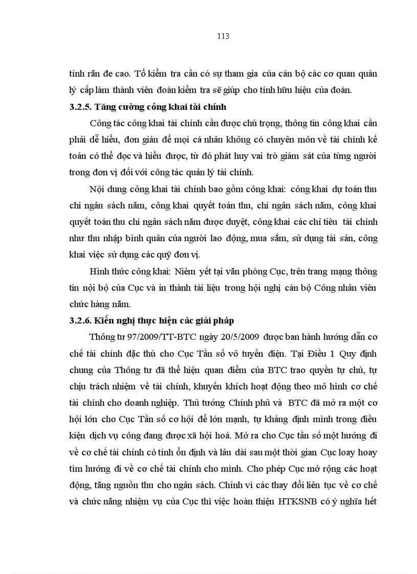 image for page Hoàn thiện hệ thống kiểm soát nội bộ với việc tăng cường quản lý tài chính tại Cục Tần số vô tuyến điện