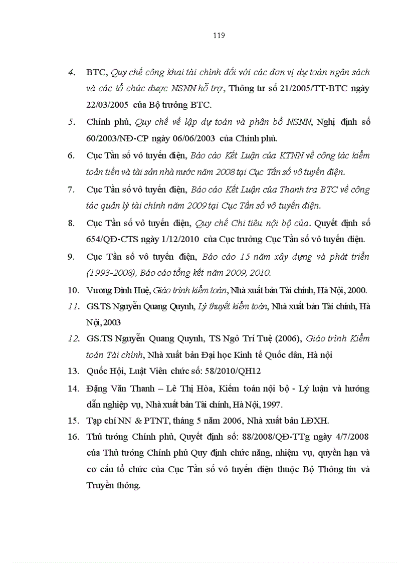 image for page Hoàn thiện hệ thống kiểm soát nội bộ với việc tăng cường quản lý tài chính tại Cục Tần số vô tuyến điện