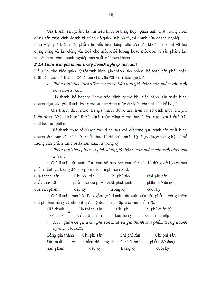 image for page Hoàn thiện kế toán chi phí sản xuất và tính giá thành sản phẩm tại Công ty cổ phần bia Sài Gòn Hà Nam