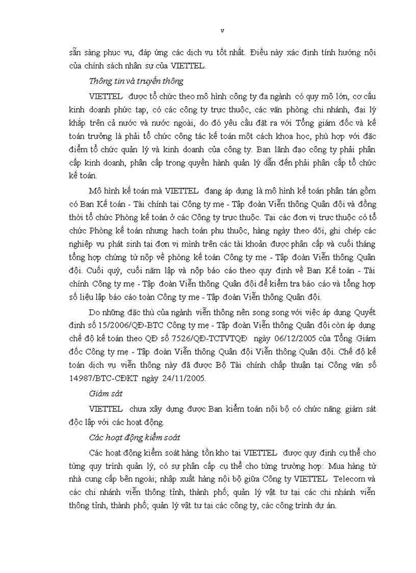 image for page Giải pháp hoàn thiện việc áp dụng hệ thống kiểm soát nội bộ nhằm tăng cường quản lý hàng tồn kho tại VIETTEL