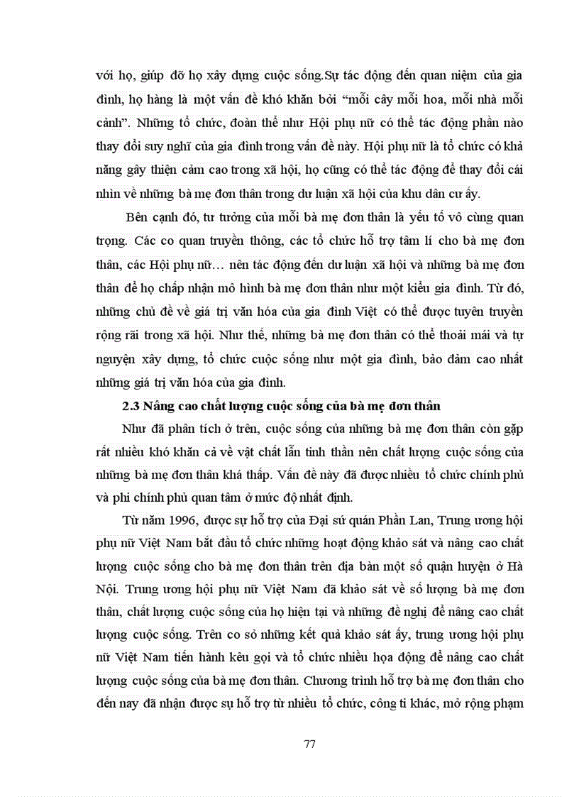 image for page Bước đầu tìm hiểu về hiện tượng bà mẹ đơn thân ở Hà Nội