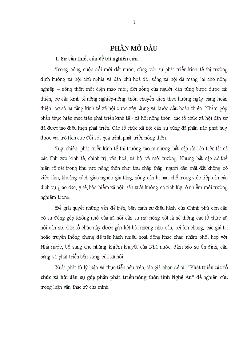 image for page Phát triển các tổ chức xã hội dân sự góp phần phát triển nông thôn tỉnh Nghệ An