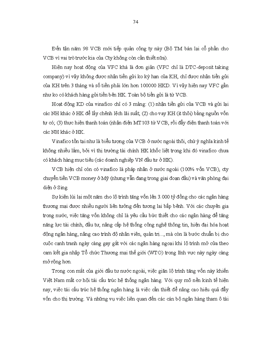 image for page Phát triển kinh doanh nước ngoài của Ngân hàng thương mại cổ phần Ngoại thương Việt nam