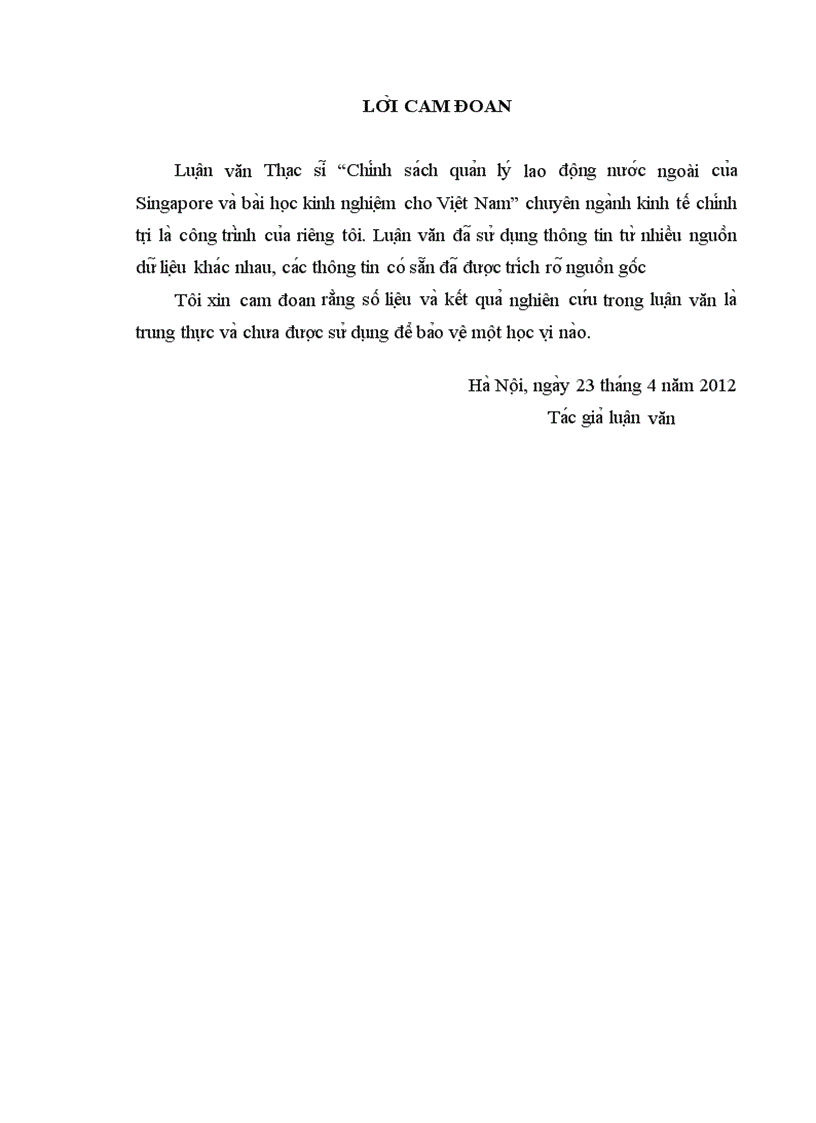 image for page Chính sách quản lý lao động nước ngoài của Singapore và bài học kinh nghiệm cho Việt Nam