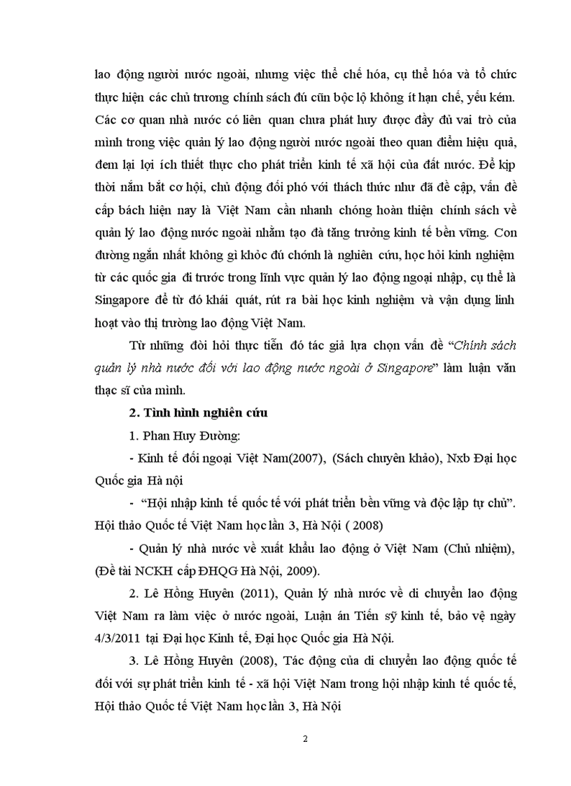 image for page Chính sách quản lý lao động nước ngoài của Singapore và bài học kinh nghiệm cho Việt Nam