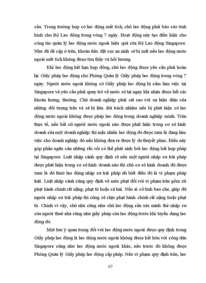 image for page Chính sách quản lý lao động nước ngoài của Singapore và bài học kinh nghiệm cho Việt Nam