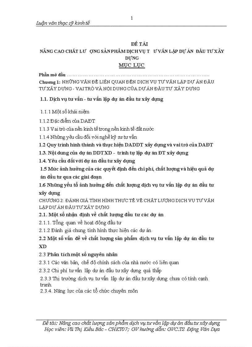 image for page Nâng cao chất lượng sản phẩm dịch vụ tư vấn lập dự án đầu tư xây dựng