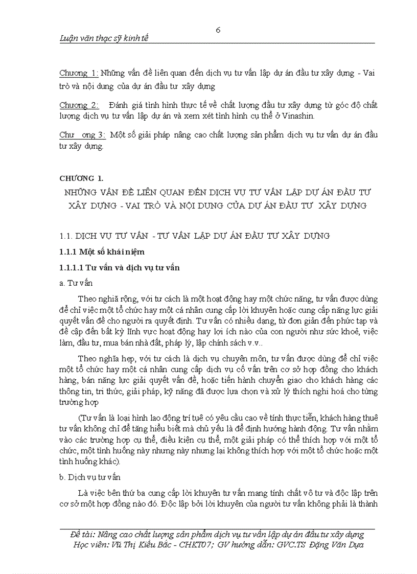 image for page Nâng cao chất lượng sản phẩm dịch vụ tư vấn lập dự án đầu tư xây dựng