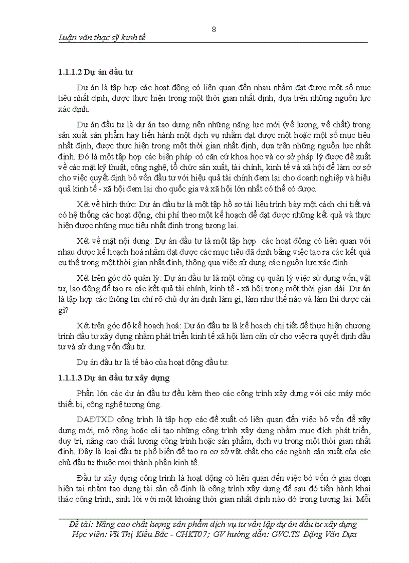 image for page Nâng cao chất lượng sản phẩm dịch vụ tư vấn lập dự án đầu tư xây dựng