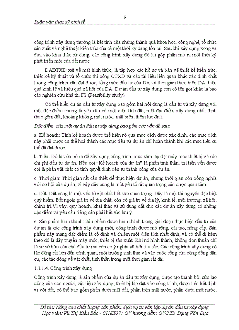 image for page Nâng cao chất lượng sản phẩm dịch vụ tư vấn lập dự án đầu tư xây dựng