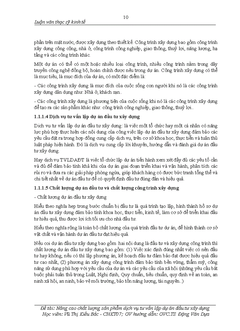 image for page Nâng cao chất lượng sản phẩm dịch vụ tư vấn lập dự án đầu tư xây dựng