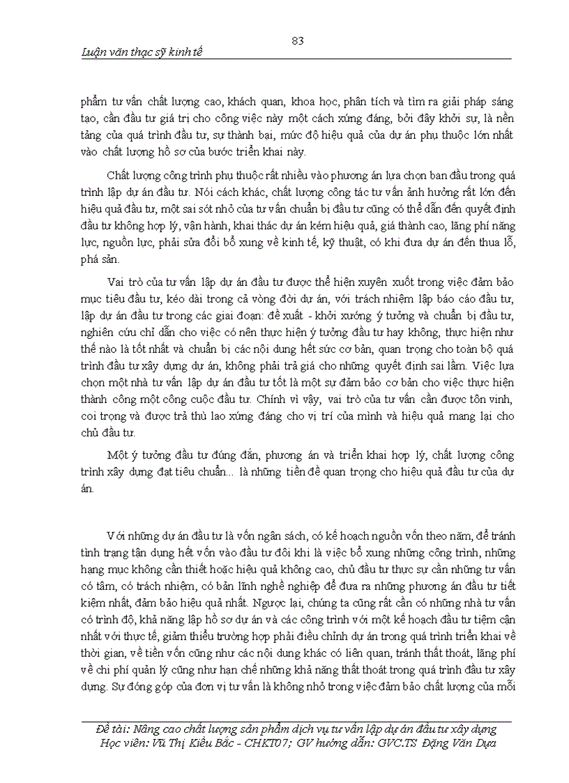 image for page Nâng cao chất lượng sản phẩm dịch vụ tư vấn lập dự án đầu tư xây dựng