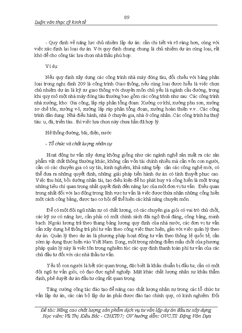 image for page Nâng cao chất lượng sản phẩm dịch vụ tư vấn lập dự án đầu tư xây dựng