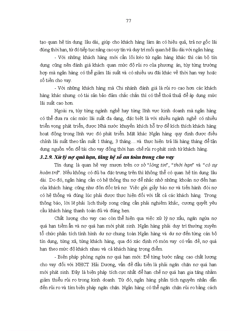 image for page Nâng cao chất lượng cho vay tại Ngân hàng TMCP Công thương Việt Nam Chi nhánh Hải Dương