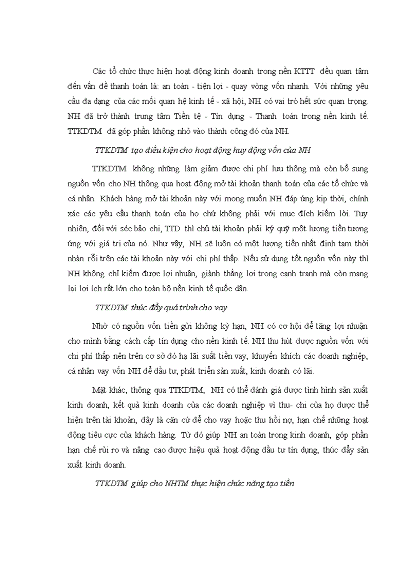 image for page Phát triển hoạt động thanh toán không dùng tiền mặt tại chi nhánh Ngân hàng Đầu tư và Phát triển Đông Đô