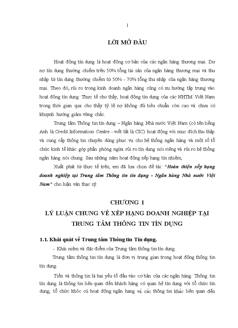 image for page Hoàn thiện xếp hạng doanh nghiệp tại Trung tâm Thông tin tín dụng Ngân hàng Nhà nước Việt Nam