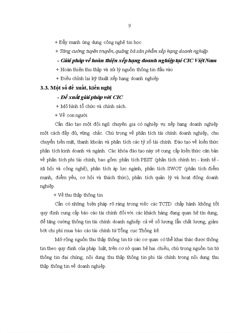 image for page Hoàn thiện xếp hạng doanh nghiệp tại Trung tâm Thông tin tín dụng Ngân hàng Nhà nước Việt Nam