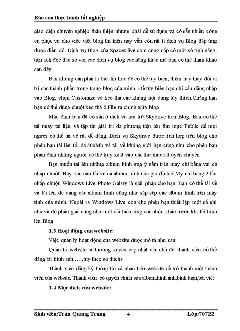 image for page Xây dựng một trang web cung cấp dịch vụ blog