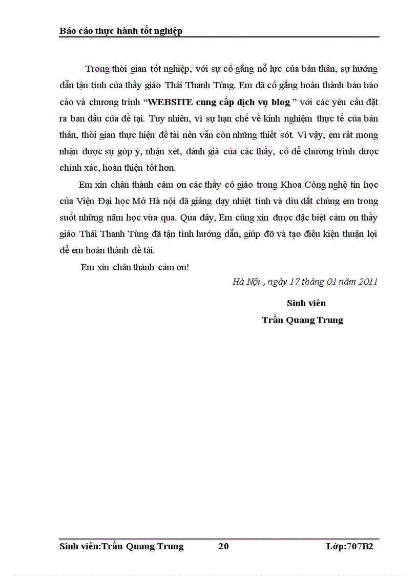 image for page Xây dựng một trang web cung cấp dịch vụ blog