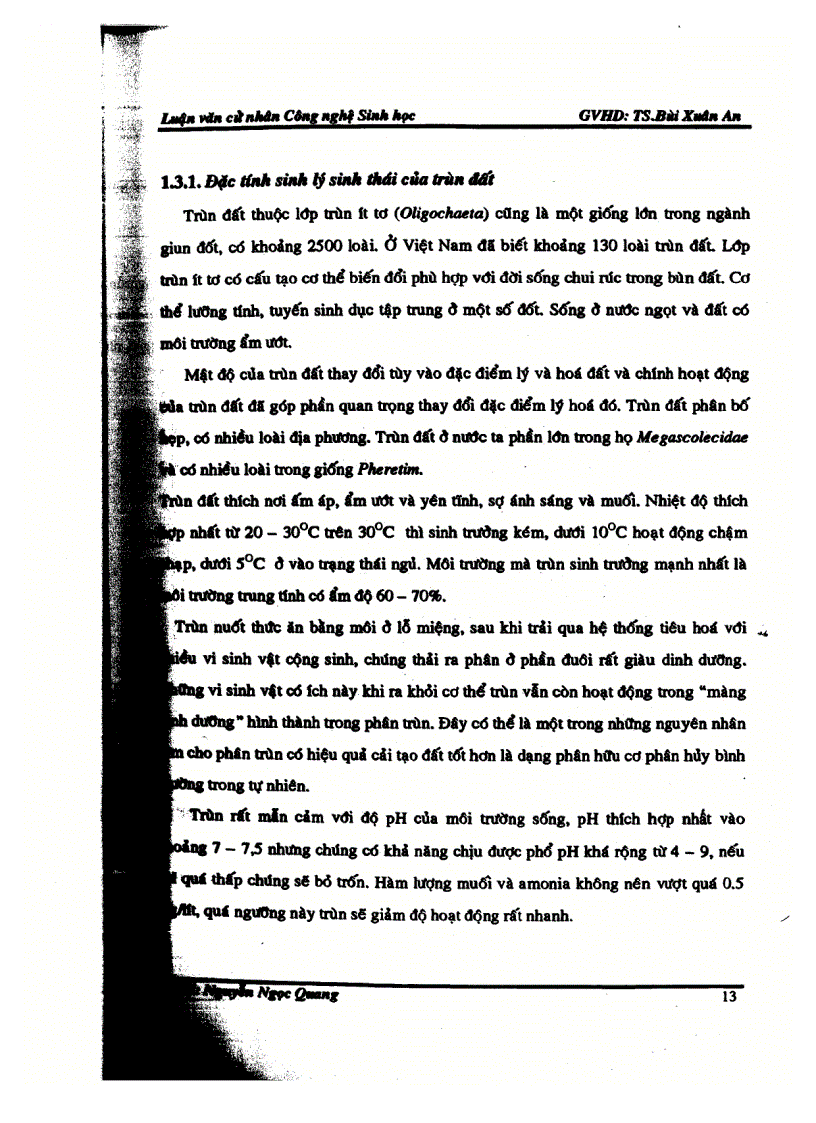 image for page Khảo sát ảnh hưởng trùn đất trong xử lý phụ phẩm rau cải