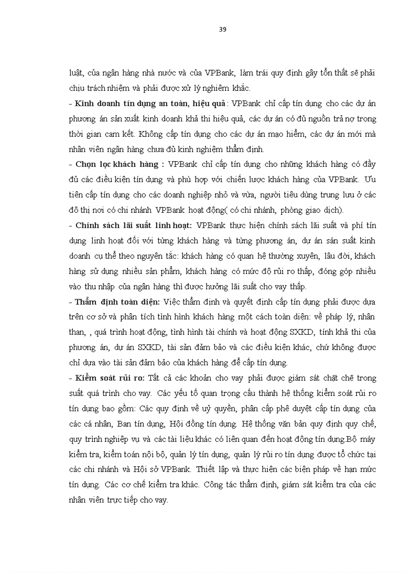 image for page Mở rộng tín dụng đối với các Doanh nghiệp nhỏ và vừa tại Ngân hàng VPBank