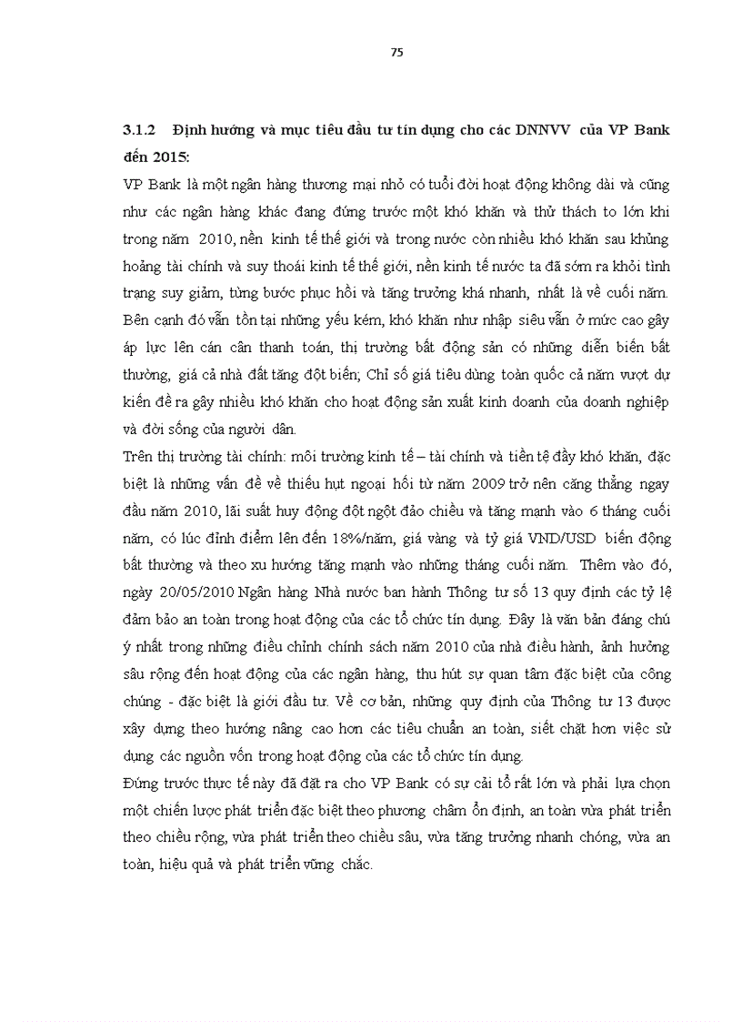 image for page Mở rộng tín dụng đối với các Doanh nghiệp nhỏ và vừa tại Ngân hàng VPBank