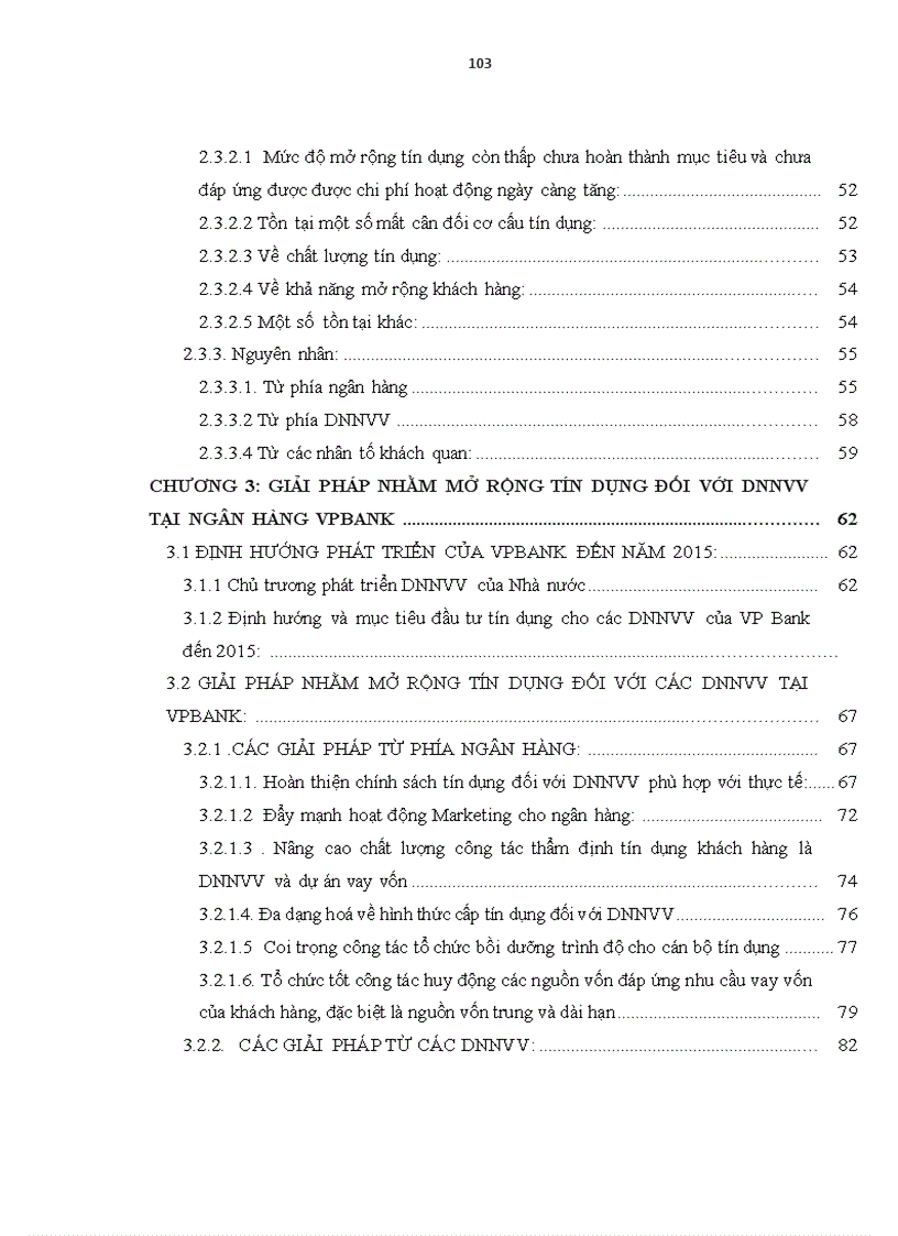 image for page Mở rộng tín dụng đối với các Doanh nghiệp nhỏ và vừa tại Ngân hàng VPBank