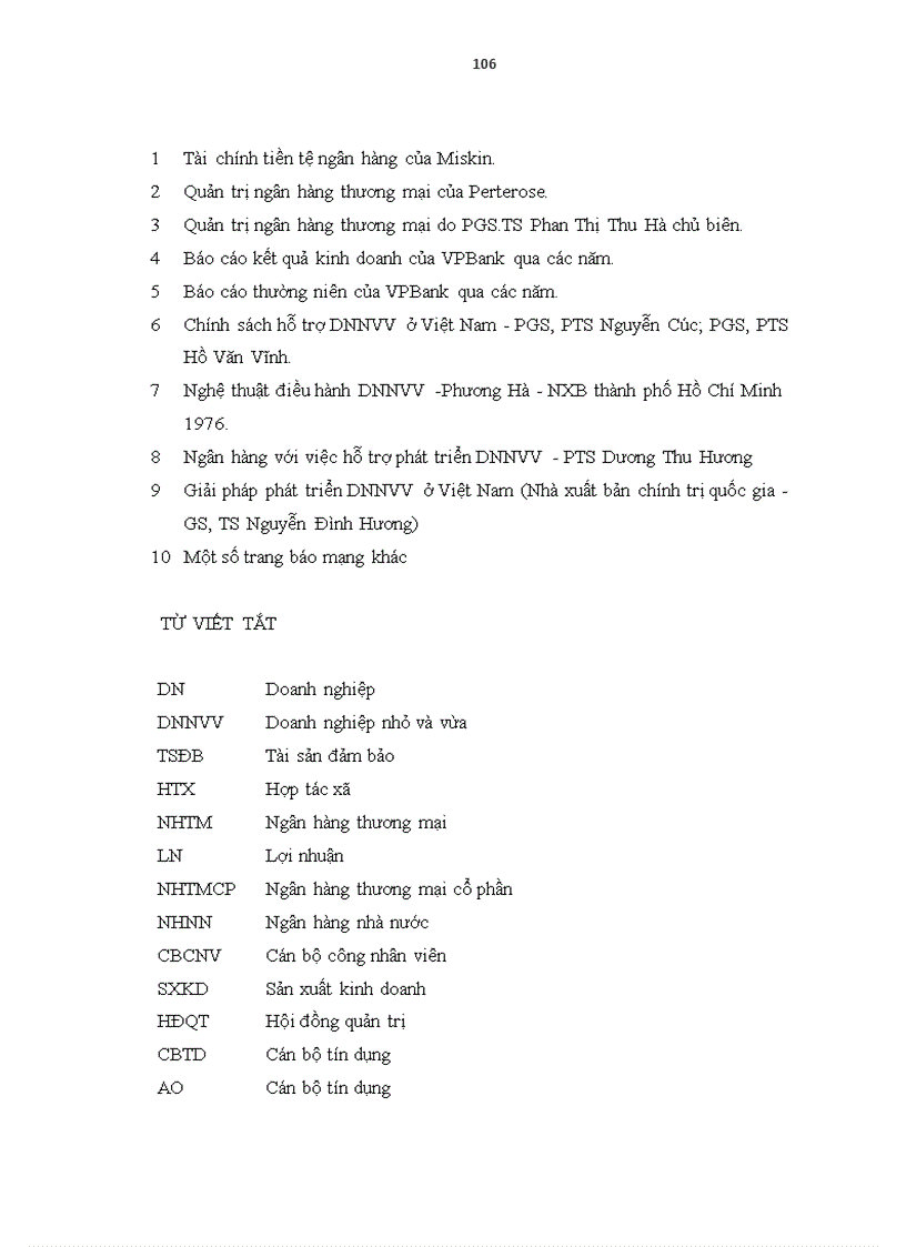 image for page Mở rộng tín dụng đối với các Doanh nghiệp nhỏ và vừa tại Ngân hàng VPBank