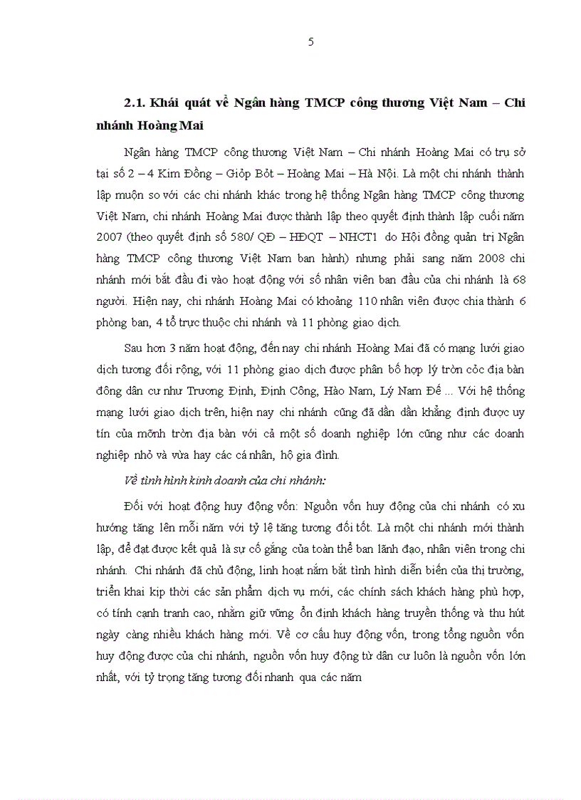 image for page Nâng cao chất lượng thẩm định tín dụng đối với doanh nghiệp vừa và nhỏ tại Ngân hàng TMCP công thương Việt Nam Chi nhánh Hoàng Mai