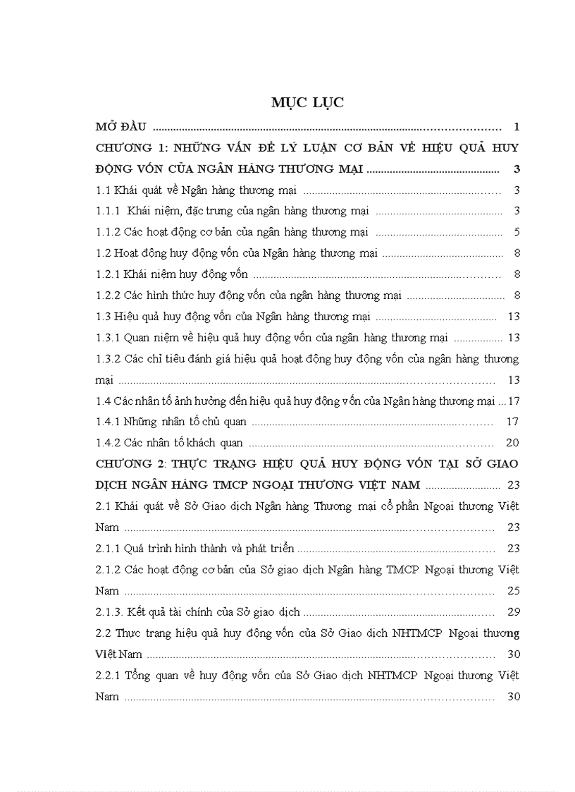 image for page Nâng cao hiệu quả huy động vốn tại Sở giao dịch Ngân hàng Thương mại cổ phần Ngoại thương Việt Nam