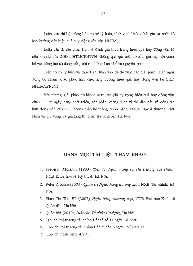 image for page Nâng cao hiệu quả huy động vốn tại Sở giao dịch Ngân hàng Thương mại cổ phần Ngoại thương Việt Nam