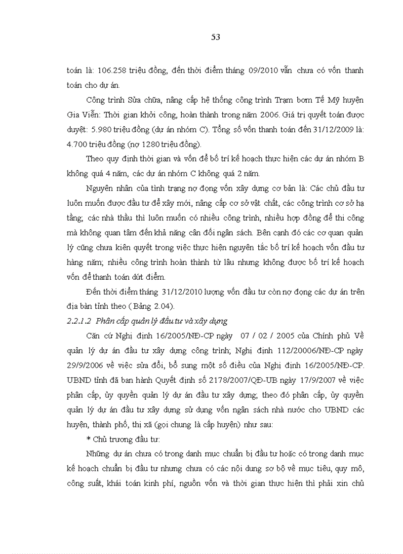 image for page Một số giải pháp nâng cao hiệu quả sử dụng vốn đầu tư xây dựng cơ bản từ ngân sách Nhà nước trên địa bàn Tỉnh Ninh Bình