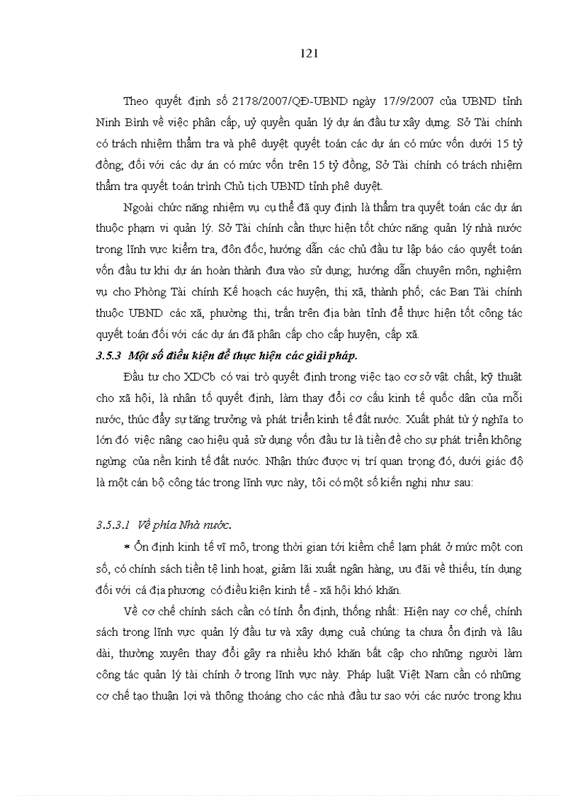 image for page Một số giải pháp nâng cao hiệu quả sử dụng vốn đầu tư xây dựng cơ bản từ ngân sách Nhà nước trên địa bàn Tỉnh Ninh Bình