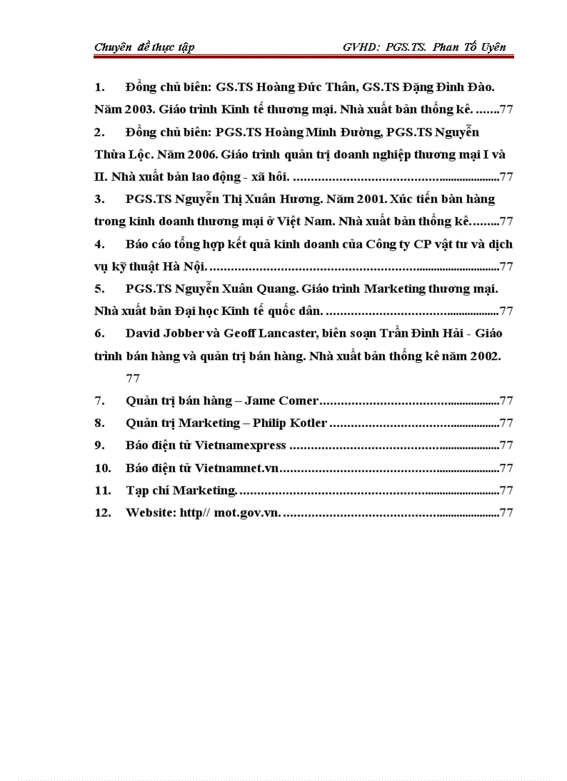 Đẩy mạnh hoạt động bán ô tô của Công ty CP vật tư và dịch vụ kỹ thuật Hà Nội 1