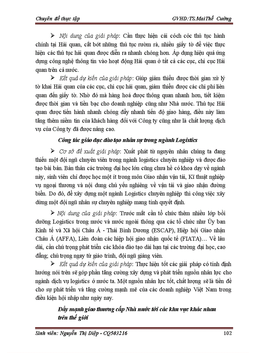 image for page Nâng cao chất lượng dịch vụ Logistics tại Công ty cổ phần Vinalines Logistics Việt Nam