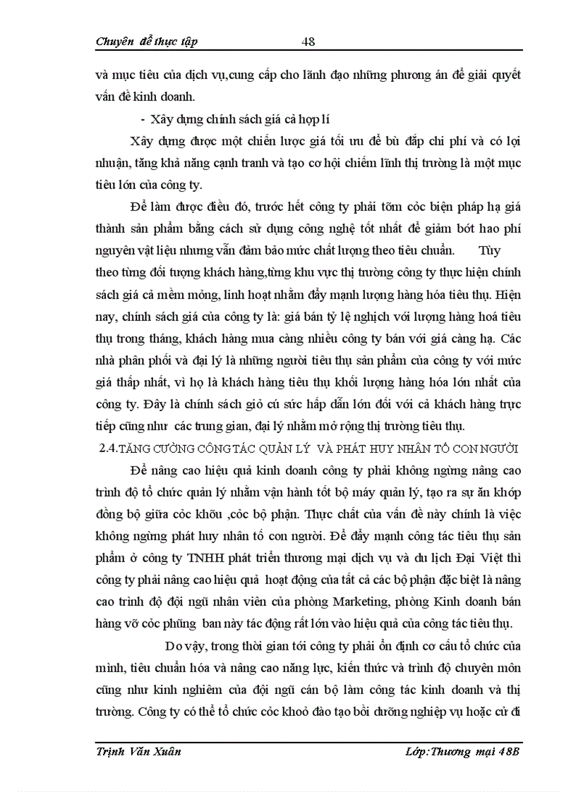 image for page Giải pháp đẩy mạnh hoạt động tiêu thụ sản phẩm tại công ty TNHH phát triển thương mại dịch vụ và du lịch Đại Việt